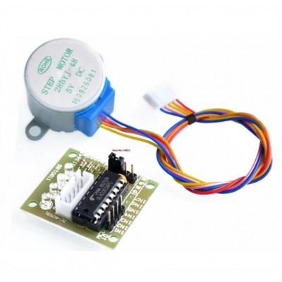 Step Motor Sürücü Devresi 4 Faz 5V DC Redüktörlü Step Motor 