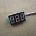 Dijital Mini Voltmetre  DC 0V-100V  Gerilim - Voltaj Ölçer