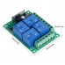 RF Uzaktan Kumandalı 4 Kanal Röle Kartı Self Lock 12V 10A RF Uzaktan Kumandalı 4 Kanal Röle Kartı Self Lock 12V 10A