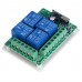 RF Uzaktan Kumandalı 4 Kanal Röle Kartı Self Lock 12V 10A RF Uzaktan Kumandalı 4 Kanal Röle Kartı Self Lock 12V 10A